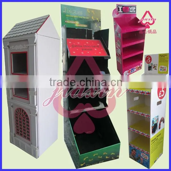 Folding Cosmetic PDQ Display Box, Counter Display Stand tray