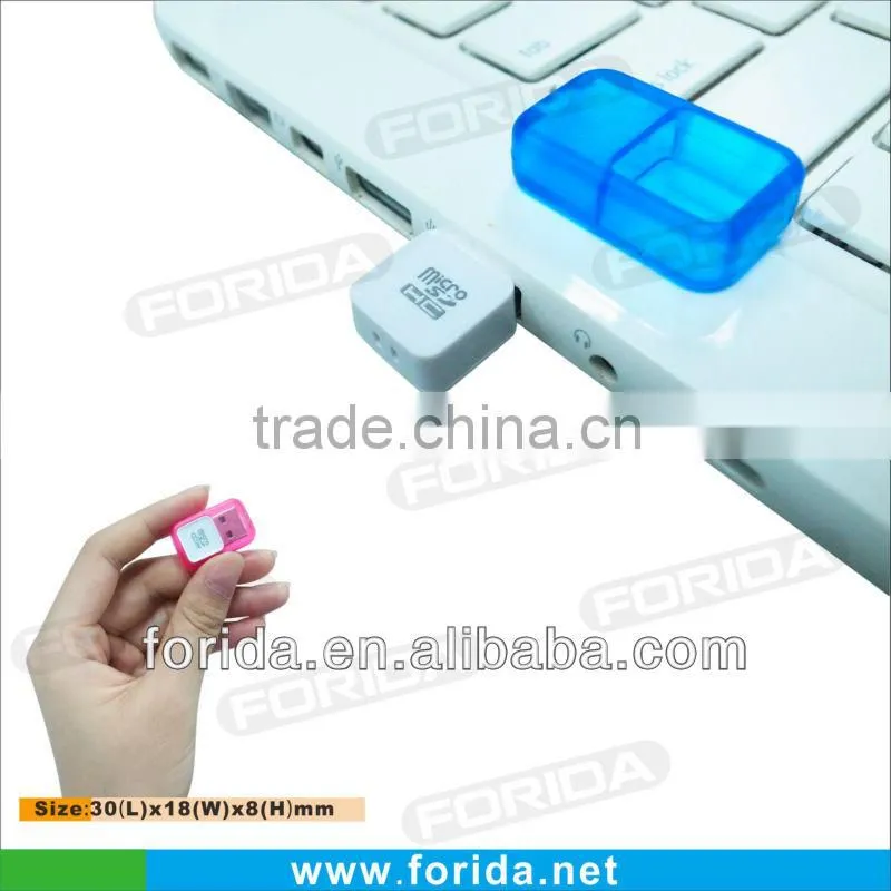 hot selling promptional mini USB 2.0 micro sd card reader