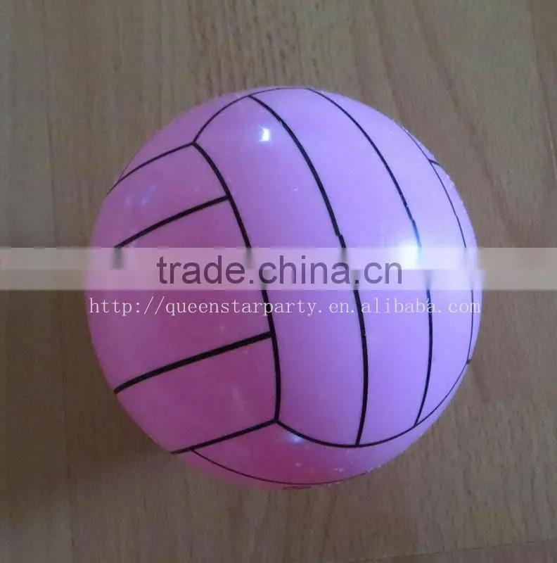 Spray ball bounce ball cheap plastic balls inflatable beach ball volleyball