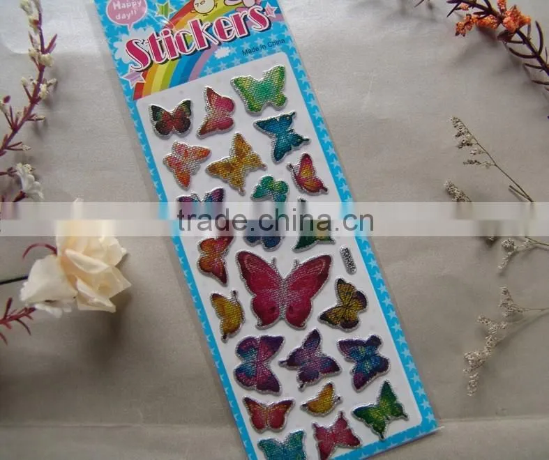 removable promotional gift 3d foam sticker,Non-toxic 3d foam sticker