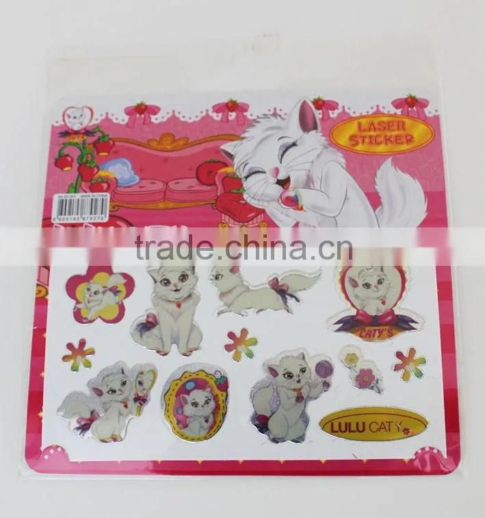 2015 popular Custom sticker paper,glow in the dark sticker paper custom