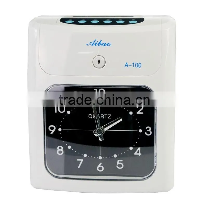 employee time card punch time clock machine