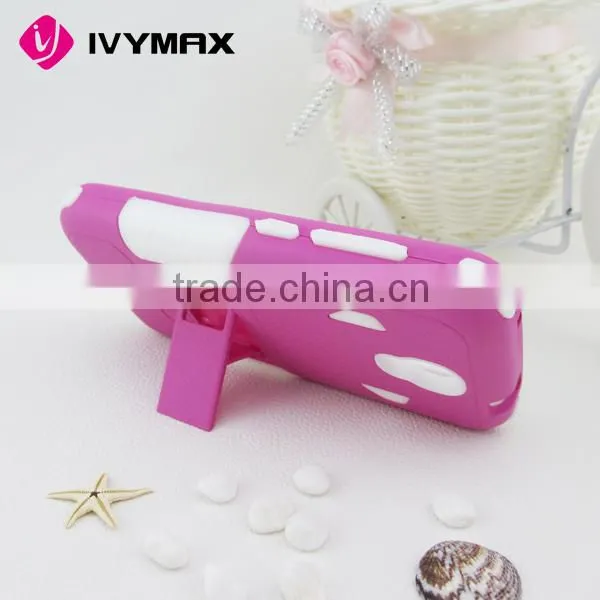 IVYMAX Wholesale PC Silicone 2 in 1 stand case for Alcatel OT5042T One Touch Astro