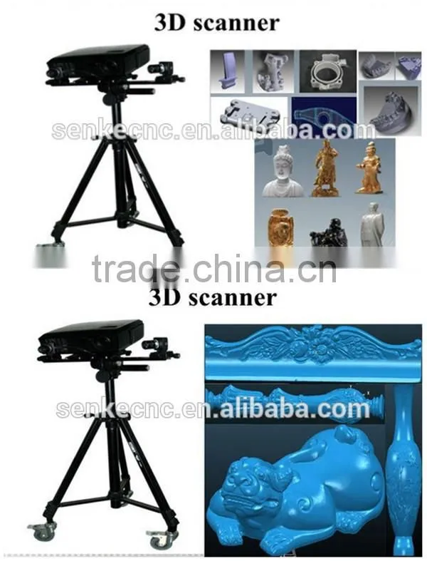 Hot sale !!! Woodworking CNC Router 3D scanner from Jinan Senke CNC