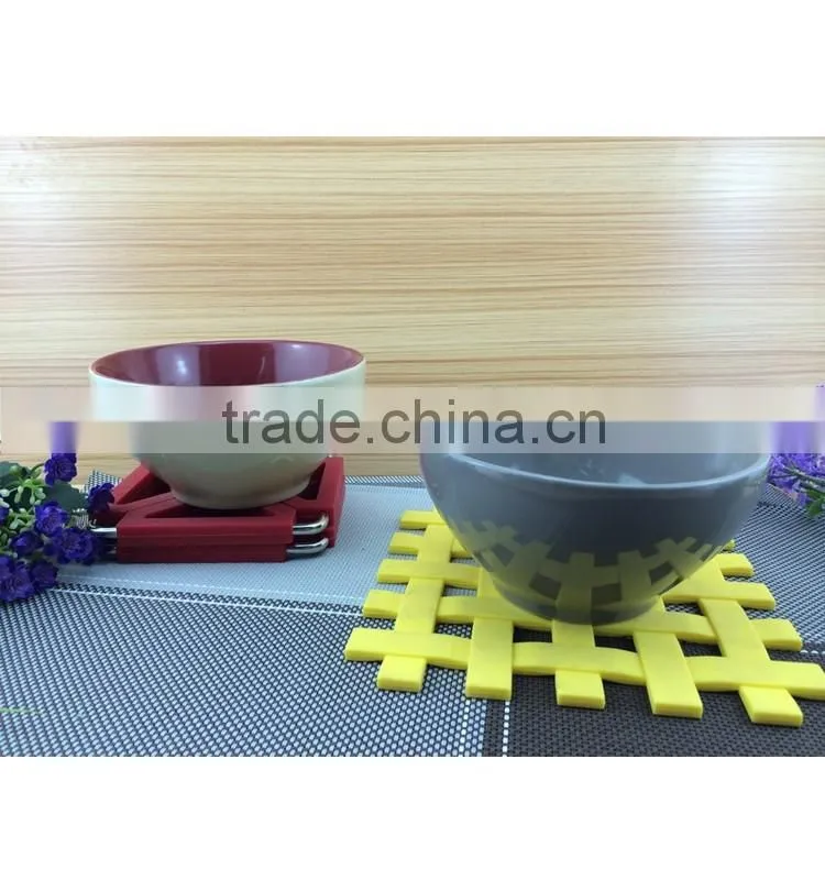 best selling items solid color glazed two tone soup bowl cheap ceramic bowl
