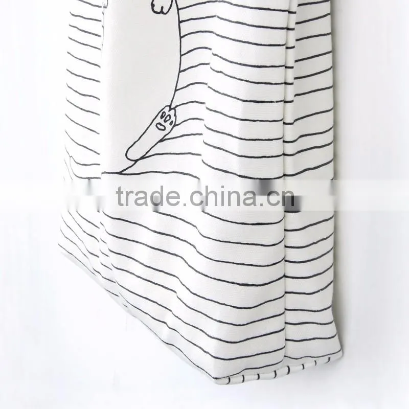 High quality cheap price canvas shoulder bag for women in shopping canvas tote bag