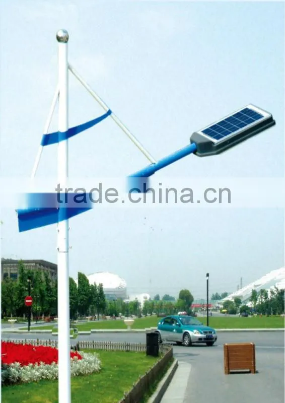 Solar street light--LED,PIR control,large lighting area