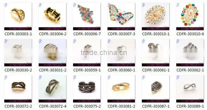2013 Cheap Wholesale Alibaba Express Newest Design Fashion Metal Nail Ring For Women Fashion Accessoies
