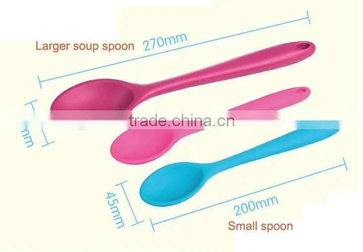 High quality silicone kitchen tools silicone spoon