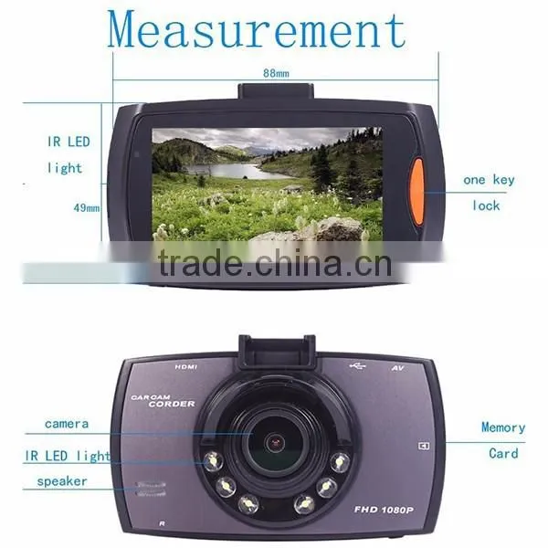 Novatek 96650 FHD 1080p Car DVR Car Camera Black box G30 2.7'' screen 170 degree