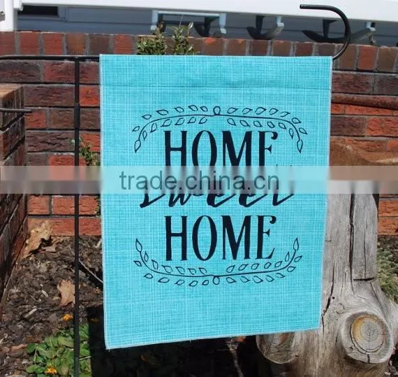 Wholesale garden burlap flags monogrammed cheap garden flags