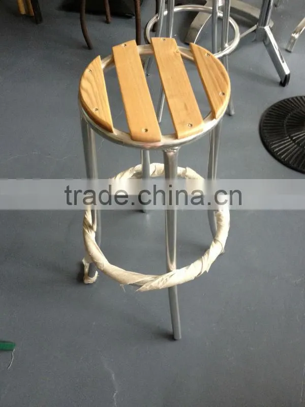used high top aluminum wooden bar furniture YPB015 F8H3A