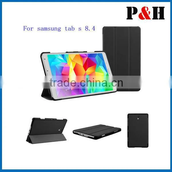 Book Flip PU Leather stand Case Cover For Samsung Galaxy Tab S 8.4 T705C T700