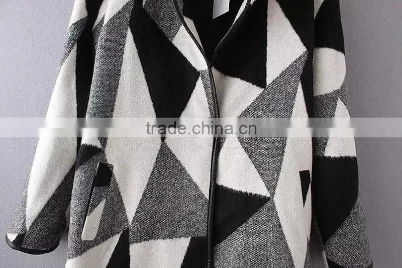 wholesale clothing one button floral print coat