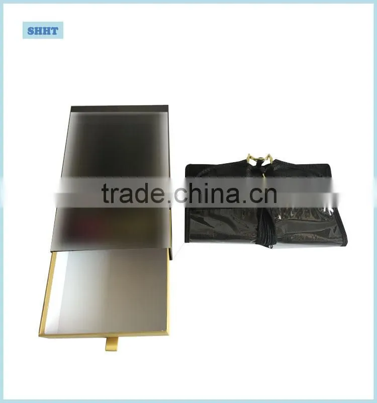 hair extension bag with hanger and packaging box with logo