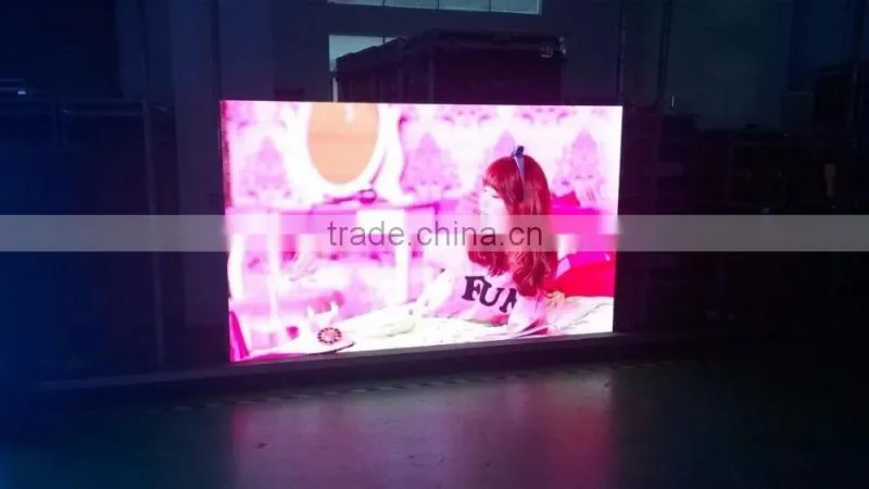 P3.91 led display 64x64dots 1/16 scan indoor advertising video screen/indoor rental led display