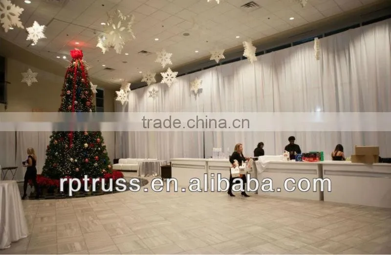 Telescopic pipe and drape for wedding decoration, wedding backdrop stand easy to assemble