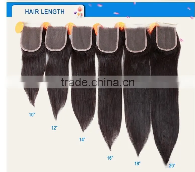 2016 New product of remy hair cheap price customized cheapest brazilian hair closure