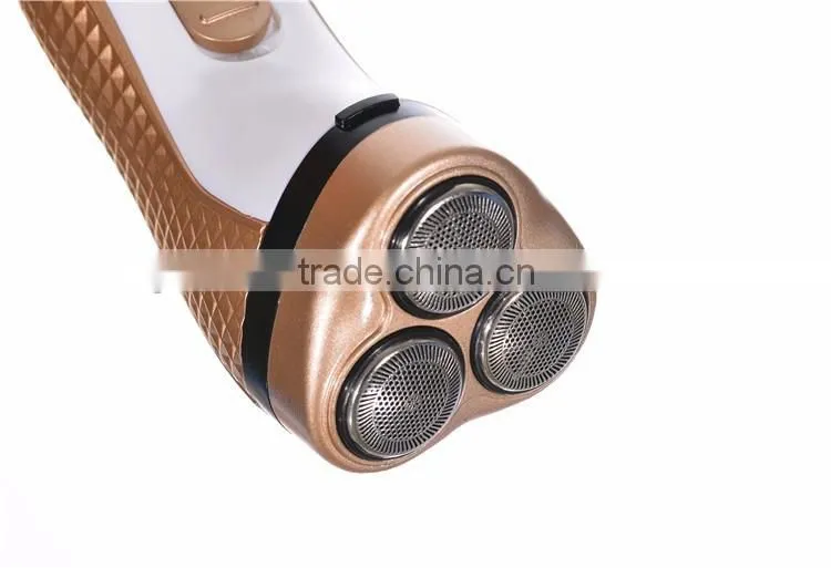 SHINON brand 3 head 12v rechargeable electric shaver for men