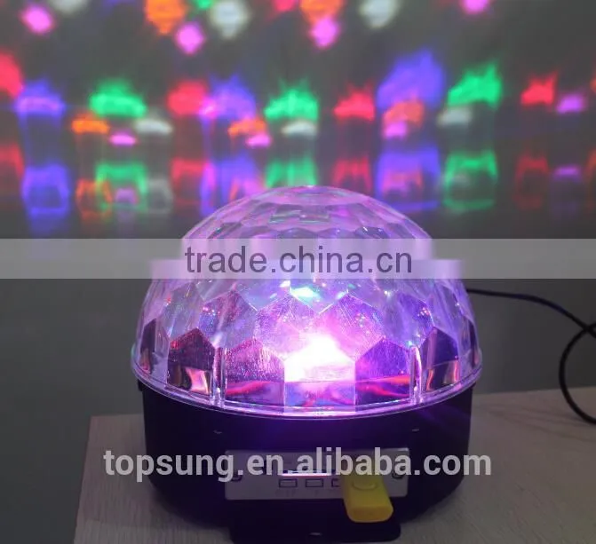 magic rgb discoteca support mp3 sd/tf card