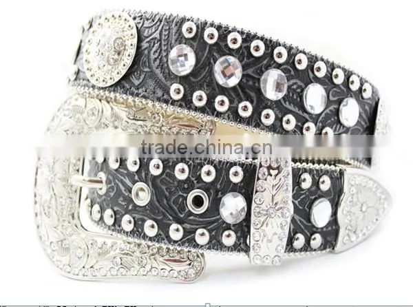 Western fashion Bling beaded belt for women