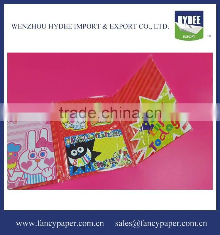 Memo pad sticky note set /Sticky note pad with memo book