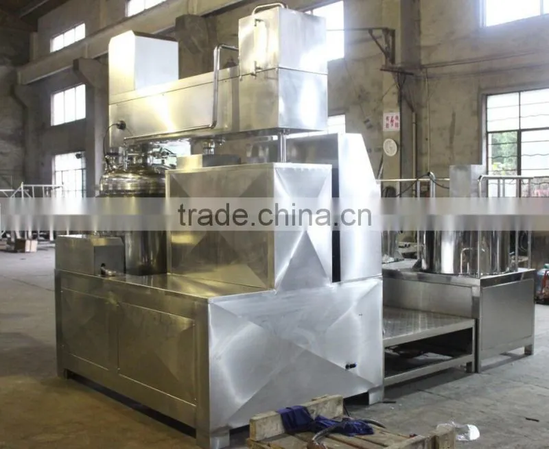 Shaving Cream Stainless Steel Vacuum Emulsifying Mixer
