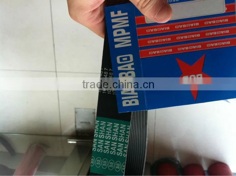 low price 10PK1487 belt for excavator engine parts