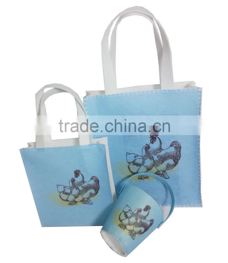 Common use recyclable felt both gift and shopping bags for decoration and storage