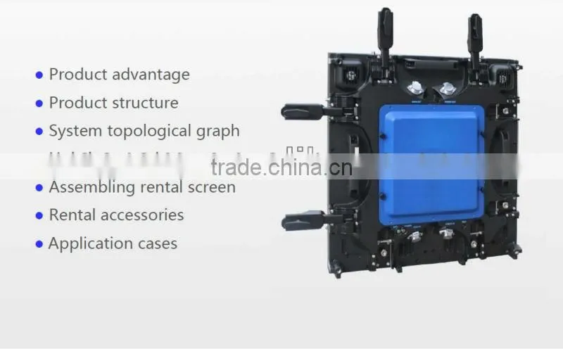die-cast aluminum led display, Indoor 5.5kgs light wight P6 Die-casting aluminum cabinet LED display