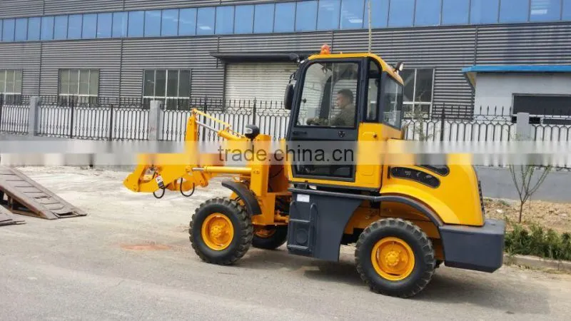 China top brand 908 with Weichai engine and pilot control wheel loader pallet fork