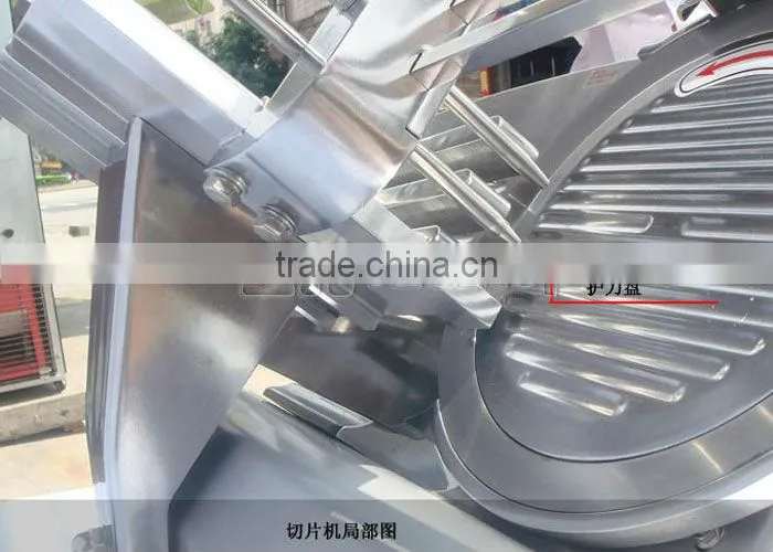 Shentop semi-auto slice machine 10 inch STBU003 meat slicing machine frozen meat slicer