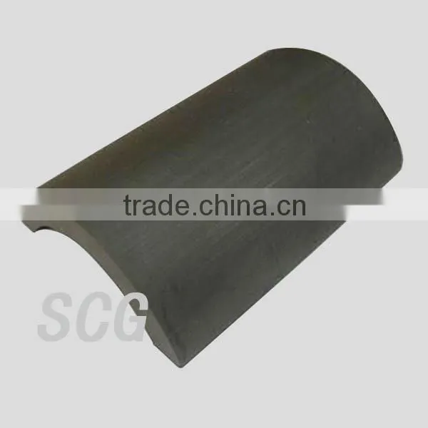 Arc motor magnet ferrite magnet