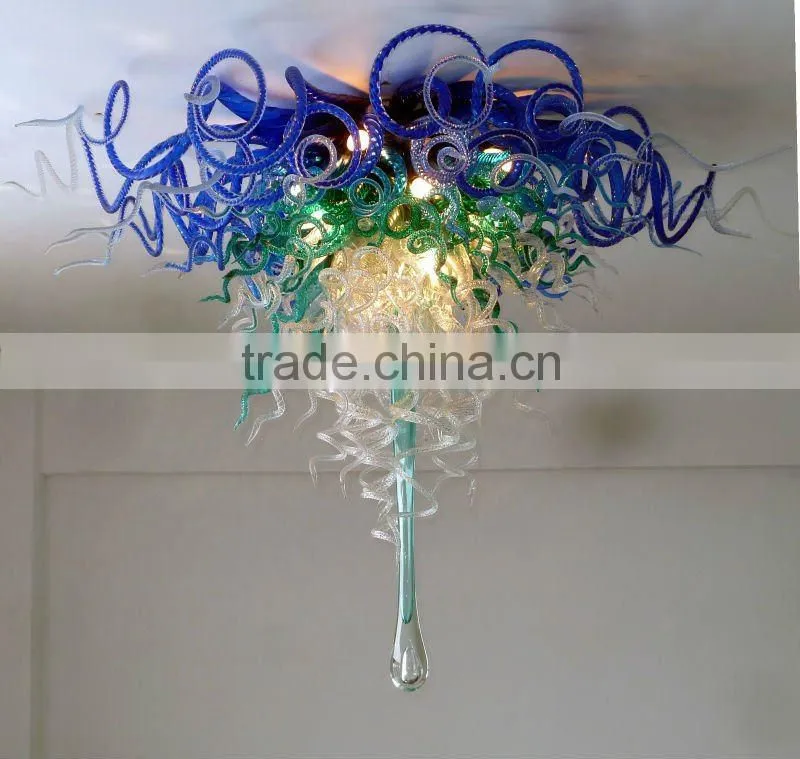 art glass ceiling lighting xo-201116 and hand blown ceiling lighting