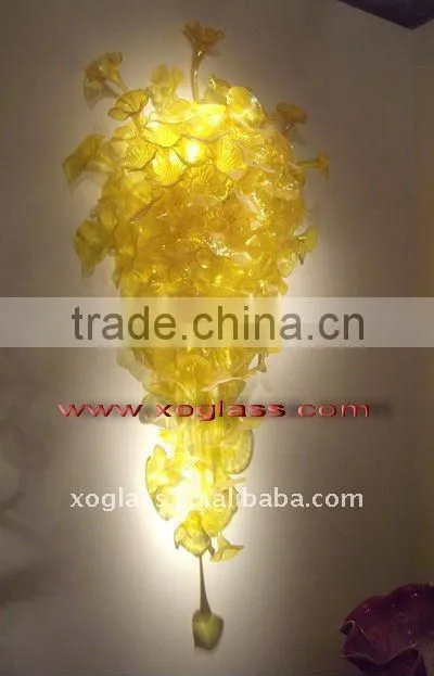 glass art wall decoration xo-8021 and crystal wall decoration