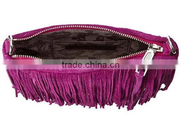 Fringe Tassel Long Strip Shoulder Bag for Girls
