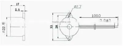 FBPB2317-230V electronic piezo alarm buzzer manufacture(FBELE)
