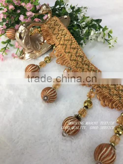 wholesale curtain tassel fringes for home textile accessory