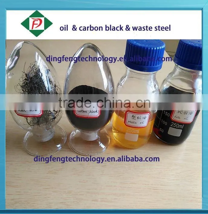 ISO Jiangxi Dingfeng scrap tire pyrolysis equipment with free installation