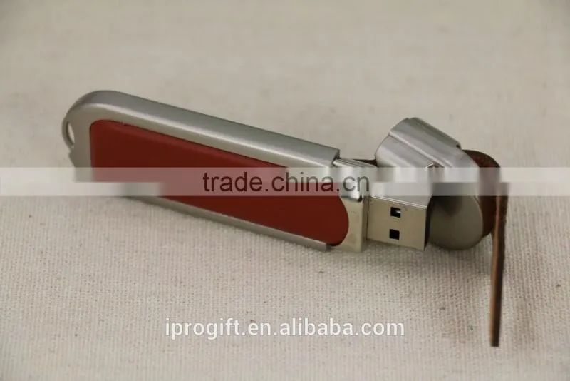 2016 wholesale promotion gift leather USB Flash Drive 1GB 2GB 4GB 8GB 16GB 32GB