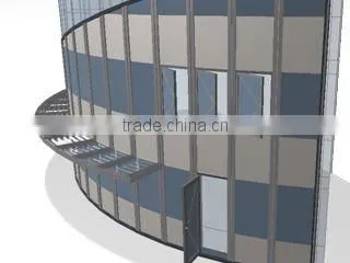 Hot selling strong abrasive resistance glass curtain wall price / aluminum curtain wall profile / curtain wall price