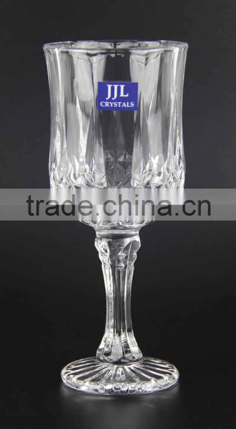 JJL CRYSTAL PRESSED TUMBLER JJL-3203 WATER TUMBLER MILK TEA COFFEE CUP DRINKING GLASS JUICE HIGH QUALITY