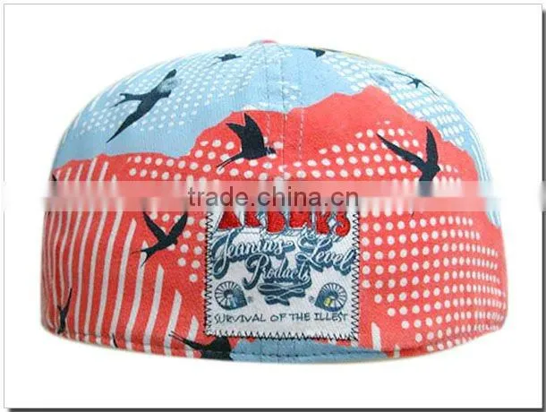new fashion cotton flat peak hat