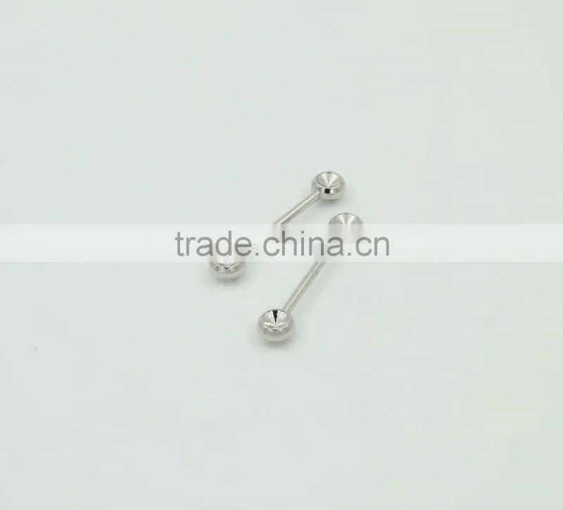 Custom Men's Sew-on Collar Lapel Pin Silver Colour Metal Brooches