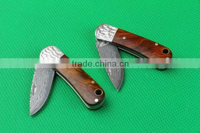 Cocobolo mini pocket knife folding knife UD402103