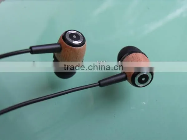 new arrival artical wood earphone china wholesale