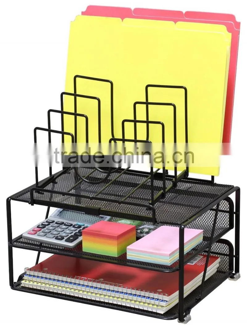 Metal Mesh Multifunctional Desk Organizer