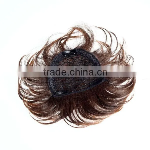 Machine made Women hair toupee