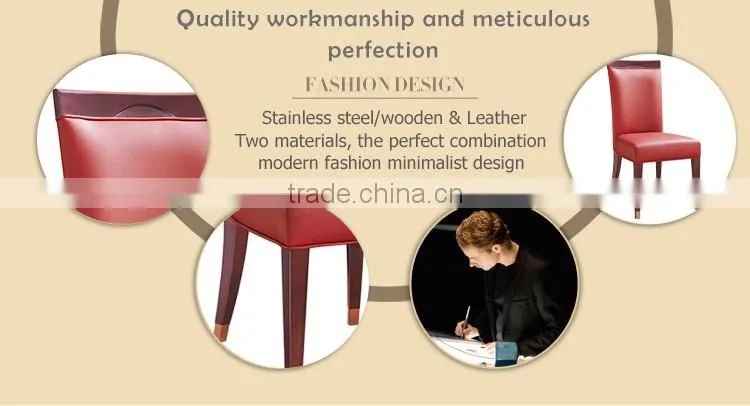 Wholesale luxury hotel dining chair dining furniture modern wooden dining chair