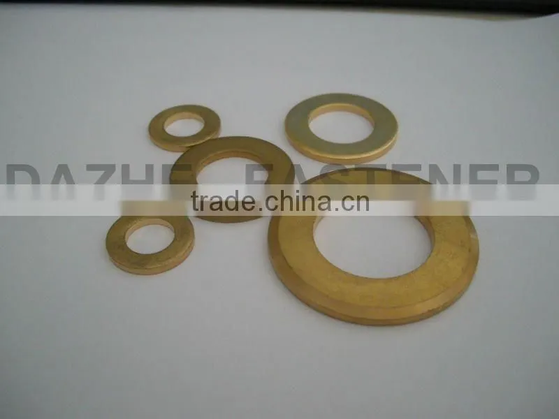 High quality flat round brass washers